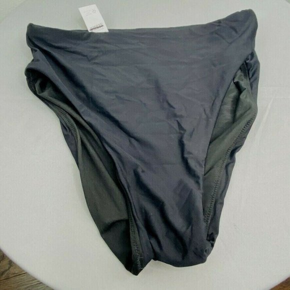 J. Crew Black High-Waisted Swim Bottom - Picture 2 of 5